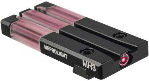 Meprolight Fiber-Tritium Bullseye Sight for Glock MOS Rear Red