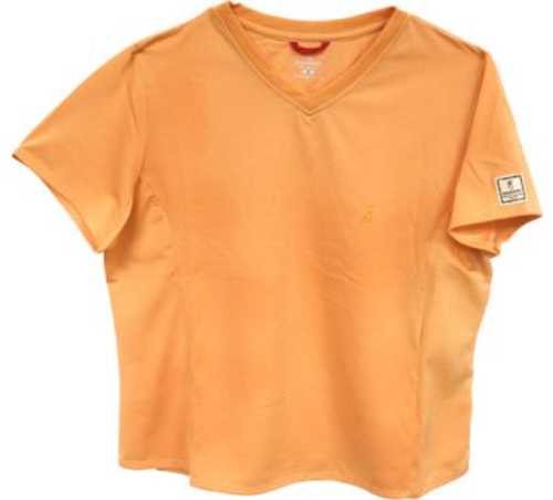 Browning Women's Short Sleeve V-neck Perfrmnce T-shirt Xx-large Melon