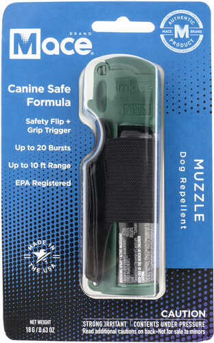 Mace Security International Animal Repellent Muzzle K9 Pepper Spray 14gm w/Keychain Aerosol Can 80536