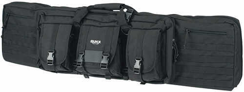 RUKX Gear Tactical Double Gun Case Black 600D Polyester 42"
