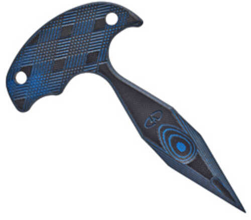 VZ Grips Punch Dagger Black & Blue 1.75" Fixed Blade