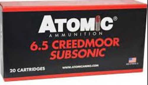 6.5 Creedmoor 129 Grain Hollow Point 20 Rounds Atomic Ammunition