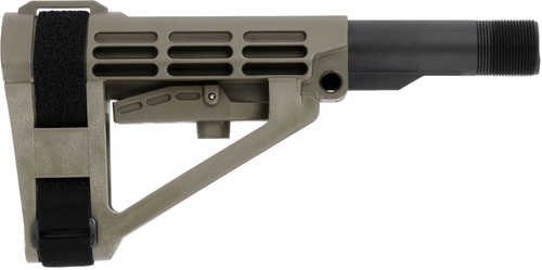 SB Tactical SBA4 AR with Mil-Spec Carbon Extension 5-Position OD Green