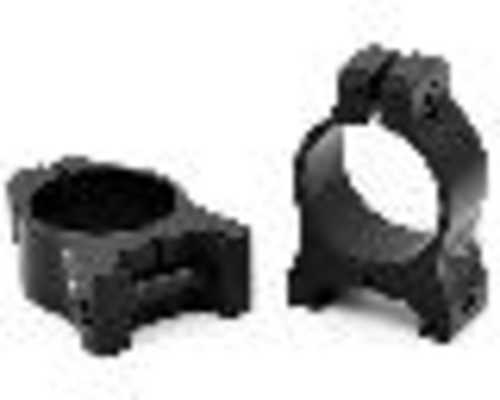 Warne V400M Vapor Scope Ring Set Fixed Maxima/Weaver/Picatinny Low 1" Tube Matte Black Aluminum