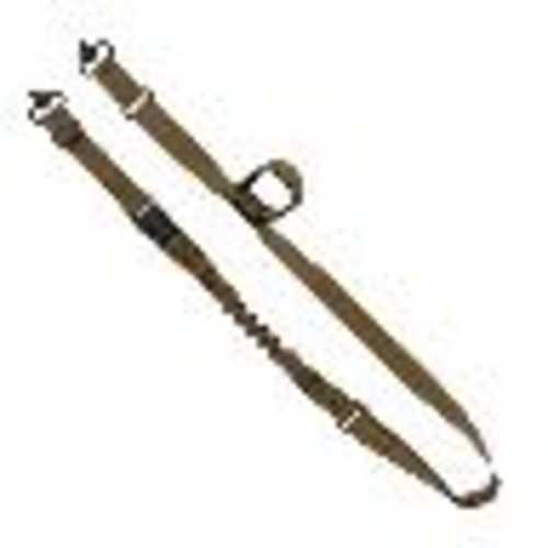 Grovtec US Inc GTSL132 QS 2-Point Sentry Sling With Push Button Swivels Adjustable Coyote Brown For Rifle/Shotgun