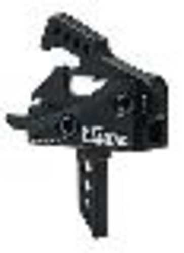 LanTac USA LLC ECT-1 Single Stage Trigger 3.5LB Pull Weight Flat Shoe Fits AR Pattern Receivers Non-Adjustable Anodized
