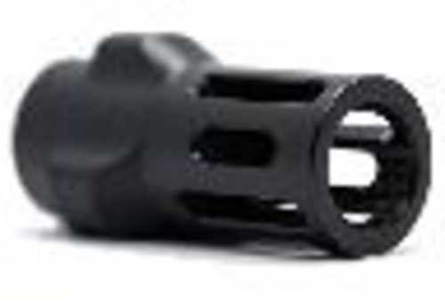 Angstadt Arms AA093LHB28 Flash Hider Black Hardcoat Anodized Steel With 1/2"-28 tpi Threads 1.42" OAL For 9mm Luger