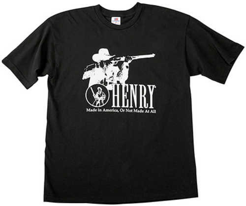 Henry Cowboy T-Shirt Black Medium Short Sleeve
