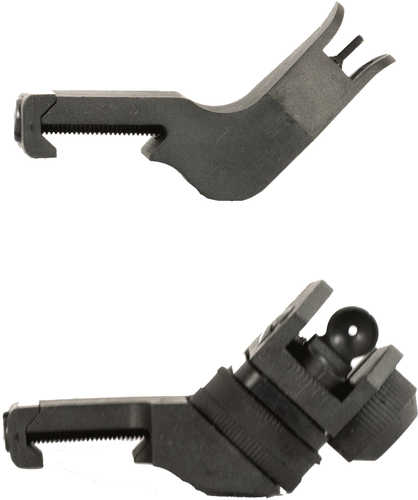 JE Fixed Front/Rear Sight 45 Degree Offset Aluminum Black