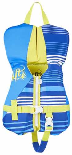 Full Throttle Infant Life Jacket Rapid-Dry Flex-Back-Blue