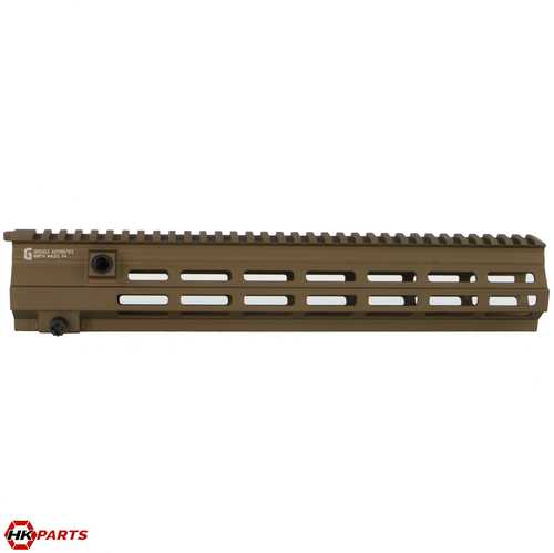 Geissele Automatics 05848S Super Modular Rail HK416 DDC Aluminum 14.50" Long
