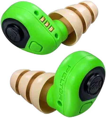 Peltor Electronic Earplugs ABS Polymer 6 Db Green