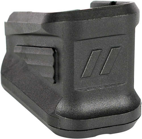 ZEV BPAD-G17-5-B Basepad +5 Aluminum Black For Glock 17-Round Mags