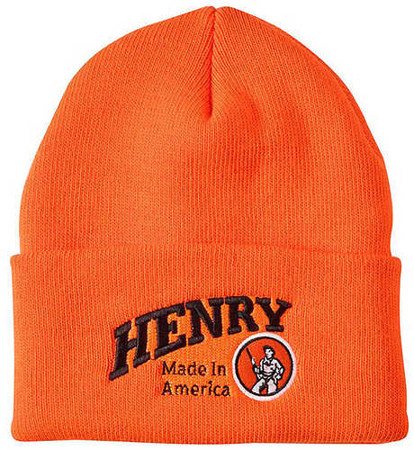 Henry Winter Cap Knit Orange Beanie OSFA