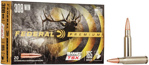 FED PREM 308 165GR BARNES TSX 20/BX