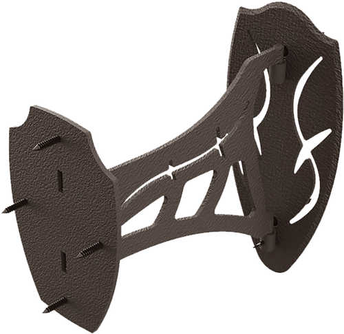 Skull Hooker Single Shoulder Mount Powder Coat Finish Brown SKH-SSM-BRN