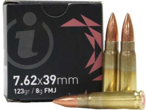 GLOBAL ORDNANCE Ammo 7.62X39 123Gr FMJ 15/Bx 840Rd Case