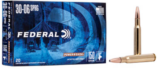 30-06 Springfield 150 Grain Soft Point 20 Rounds Federal Ammunition