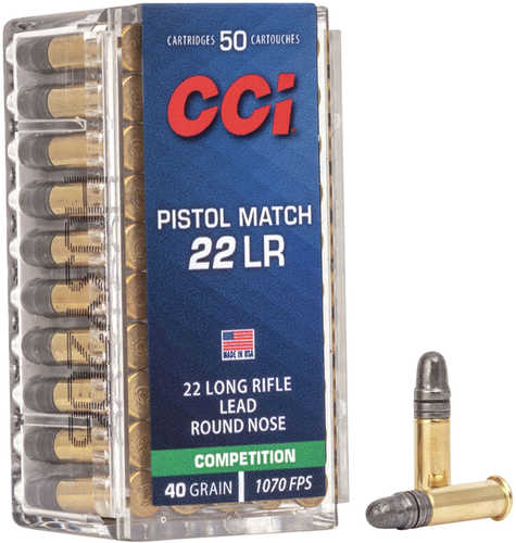 22 Long Rifle 40 Grain Lead 50 Rounds CCI Ammunition