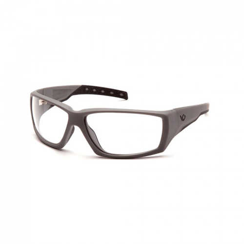 Pyramex VGSUG710T OverWatch Glasses Clear Lens Anti-Fog Urban Gray Frame