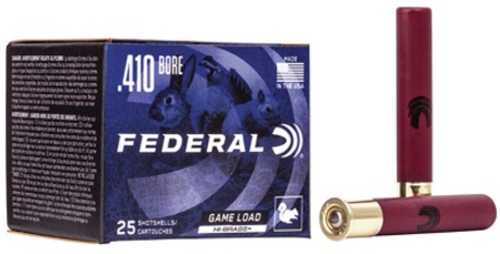 Federal Game-Shok Upland 410 Ga 3" 11/16 Oz 6 Shot Ammo 25 Round Box