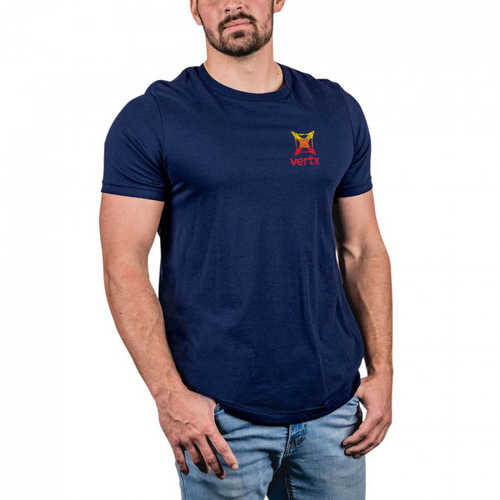 Vertx Road Less Taken Graphic Tee- Medium- Blue