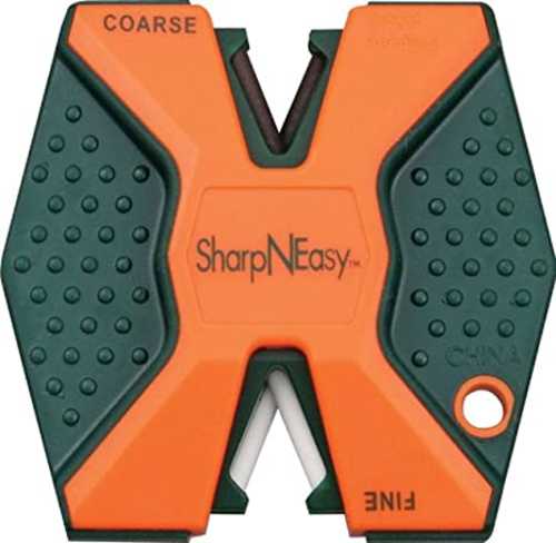 Accusharp SharpNEasy 2Step Sharpener Ceramic Stone Fine/Coarse Orange