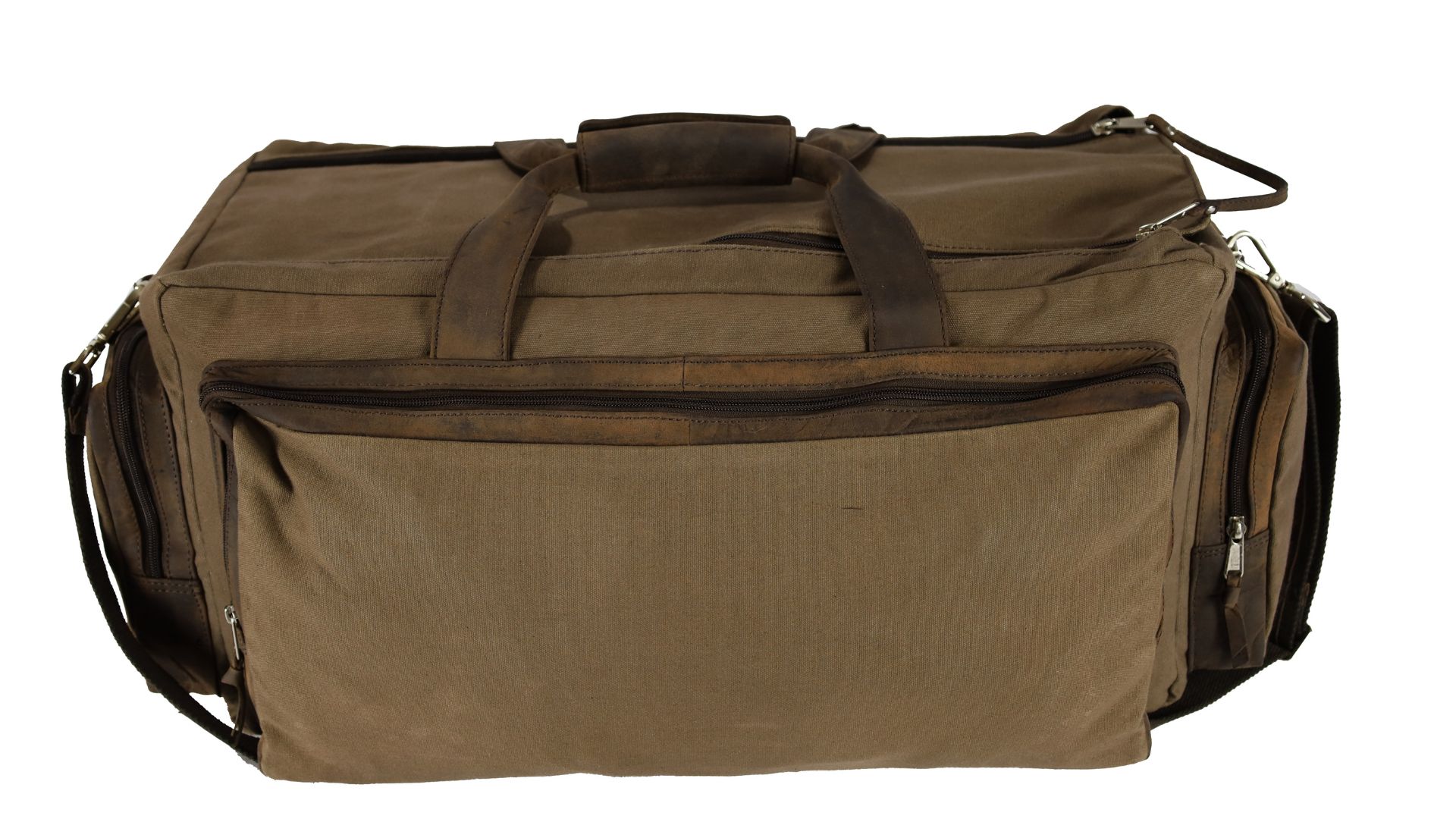 Boddington Gear Waxed Canvas with Vintage Buffalo Leather Trim Range Bag