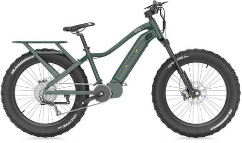 QuietKat Apex Bike Evergreen Small Under 5'6"/ SRAM 9-Speed/1000 Watt Mid-Drive Motor/Unrestricted Speed