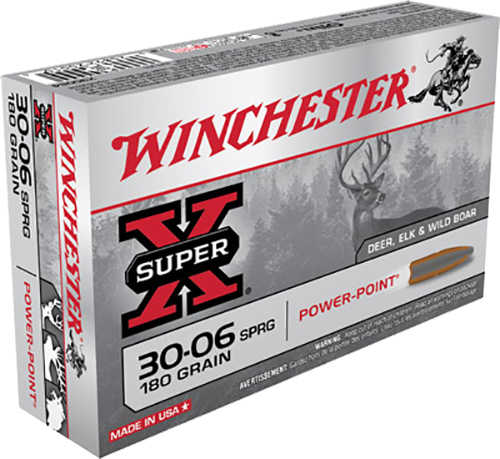 30-06 Springfield 180 Grain Soft Point 20 Rounds Winchester Ammunition