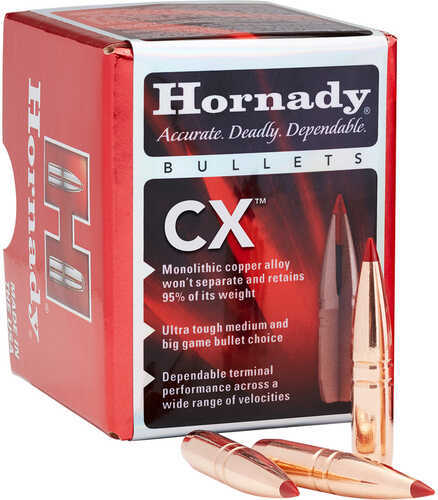 Hornady 270 Caliber .277 Diameter 100gr Copper Alloy Expanding Bullets Per 50