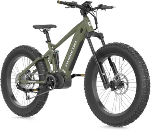 Quietkat Rubicon Bike Military Green Large 6'+ Sram 9-speed Ultra 1000w Mid-drive Motor