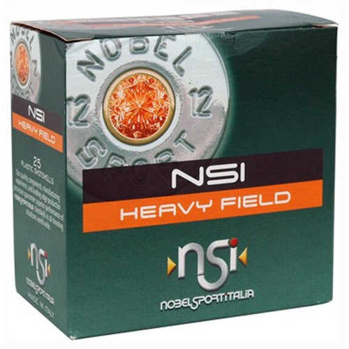 20 Gauge 2-3/4" Lead #8  1 oz. 25 Rounds Nobel Sport Heavy Field Shotgun Ammunition