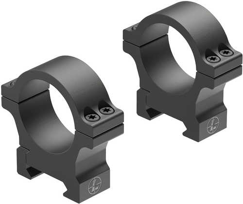 Leupold 180947 Open Range Scope Ring Set Cross-Slot Medium 30mm Tube Matte Black Aluminum