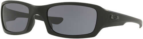 Oakley (luxottica) Fives Squared Gray High Definition Matte Black Frame W/tonal Flag