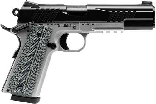 SAV 67207 1911 GOVT 45 5IN BLK/SS MELONITE 2T