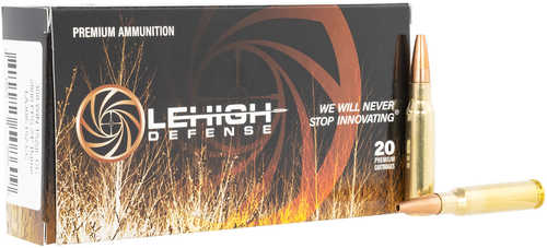 Lehigh Defense LA308152CC Controlled Chaos 308 Win 152 Grain 20 Per Box