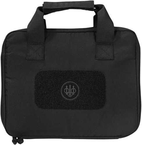 Beretta Usa Fo471001890999uni Pistol Case Black 600d Polyester For 1 Handgun With Magazine/accessory Straps