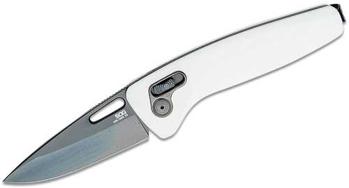 S.o.g Sog12730357 One-zero Xr 3.10" Folding Plain Black Chrome Cryo Cpm S35vn Steel Blade Sculpted Aluminum Handle