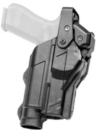 Rapid Force Rapid Force Duty Holster Outside The Waistband Holster Level 3 Retention Fits Glock 17/22/31 With Light And