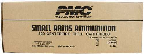 PMC Bronze Rifle Ammunition 308 Win 147 Gr FMJBT 2780 Fps - 500 Round Case