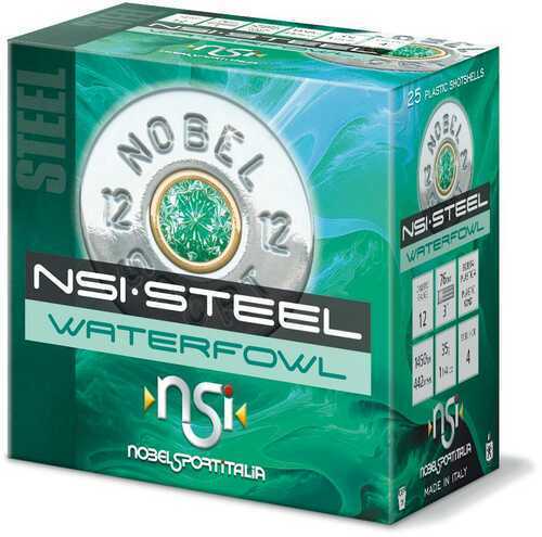 Nobel Sport Steel Waterfowl Shotshells 12 Ga 3" 1-1/4 Oz 1450 Fps #3 25/ct