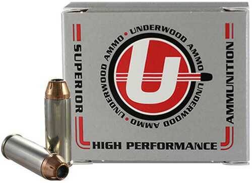 Underwood Ammo XTP Jacketed Hollow Point Handgun Ammunition 45 Colt (+P) 250Gr JHP 1400 Fps 20/ct