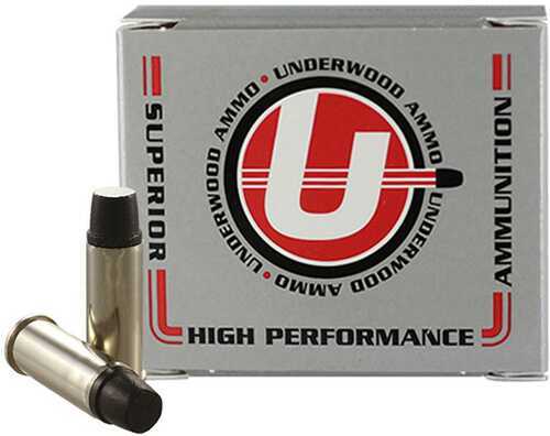 Underwood Ammo Lead Keith-Type Semi-Wadcutter Gas Check Handgun Ammunition 44 Spl 255Gr LSWC 1000 Fps 20/ct