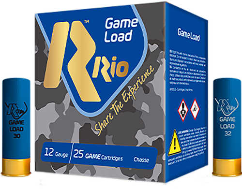 Rio Ammunition TG368 Game Load 12 Gauge 2.75" 1 1/4 Oz 8 Shot 25 Bx/ 10 Cs 36 Gram