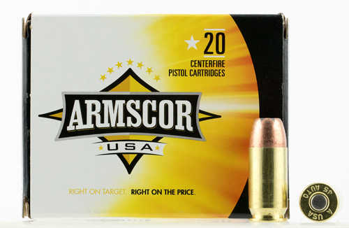Armscor 45 ACP 230 gr Jacket Hollow Point Ammo 20 Round Box