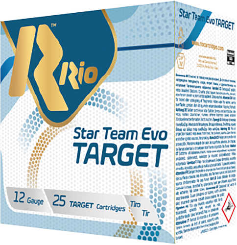 Rio Ammunition Team Target 12 Gauge 2.75" 1 1/8 Oz. 7-1/2 Shot 1300 fps 250 Rounds