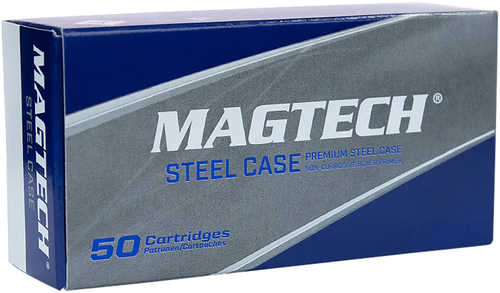 Magtech Steel Case 9MM 115 Grain Full Metal JacketAmmo  50 Round Box 9AS
