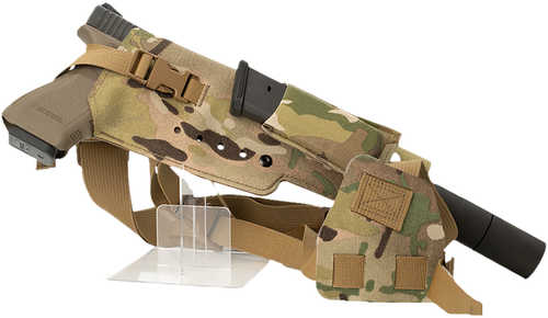 Cole-tac VWX108 Varmint Wrangler Xl Pistol Holder Chest Multi-Cam Left Hand
