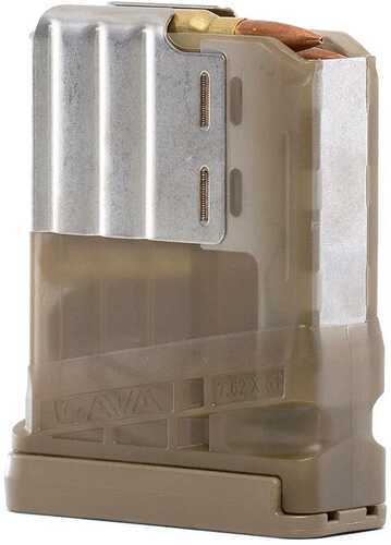 Lancer L7AWM Gen 2 Rifle Magazine Translucent Dark Earth .308 Win/7.62x5mm/6.5 Creedmoor 10/Rd